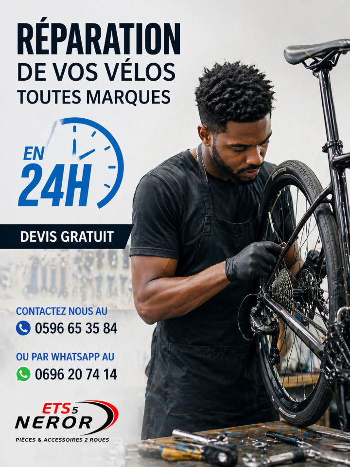 Récupération vélo Martinique